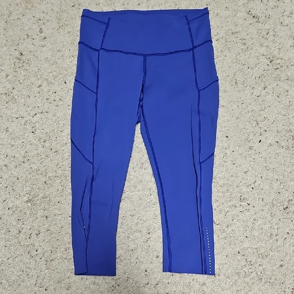 Lululemon Fast & Free Crop II NULUX - 19 In. W6AKHS - Picture 2 of 11